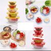 Set de Bowl de Vidrio de 5 Piezas varios usos Set de Bowl de Vidrio de 5 Piezas