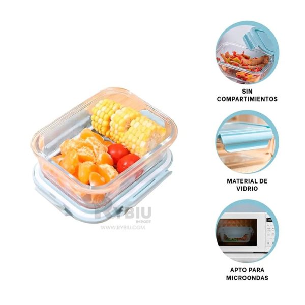 Taper Pirex de Vidrio con Tapa de Ventilacion