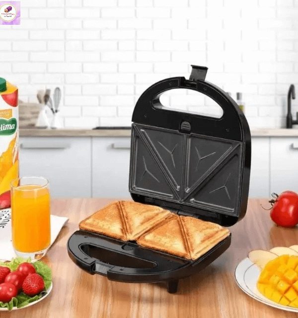 Sandwichera Multifuncional Electrica de Dos Compartimientos