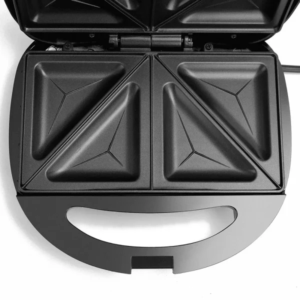 Tostadora Sandwichera Multifuncional Electrica de Dos Compartimientos