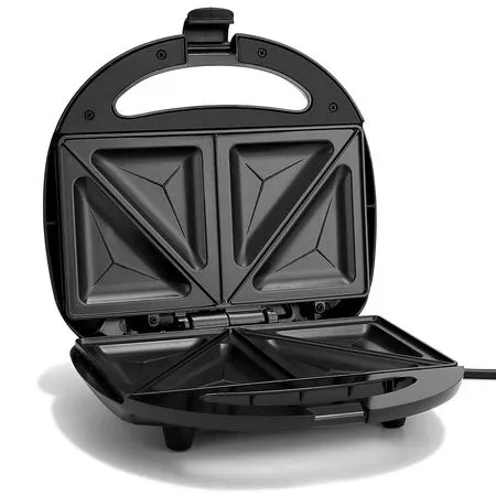Tostadora Sandwichera Multifuncional Electrica de Dos Compartimientos