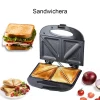 Tostadora Sandwichera Multifuncional Electrica de Dos Compartimientos
