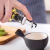 Dispensador de Liquidos de Cocina de Vidrio y Acero Inoxidable y con Pico