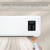 Aire Acondicionado/Calefactor Portátil de Pared 2 en 1 con Control Remoto