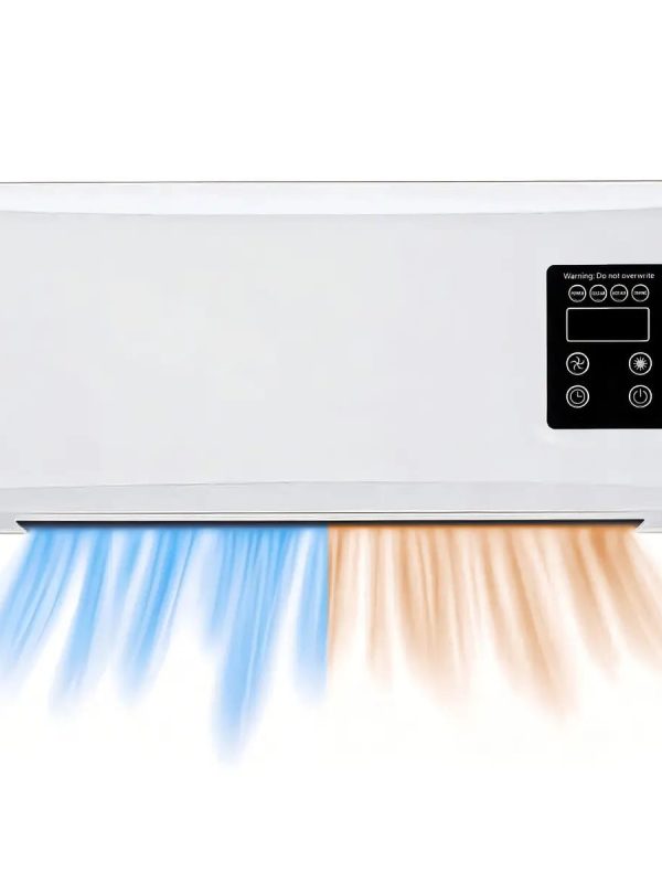 Aire Acondicionado/Calefactor Portátil de Pared 2 en 1 con Control Remoto