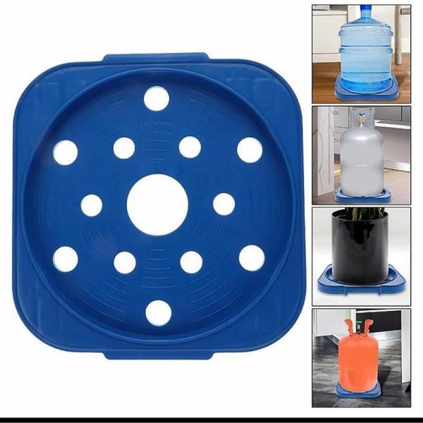 Soporte Base con Ruedas Multifuncional para Bidon de Gas
