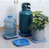 Soporte Base con Ruedas Multifuncional para Bidon de Gas