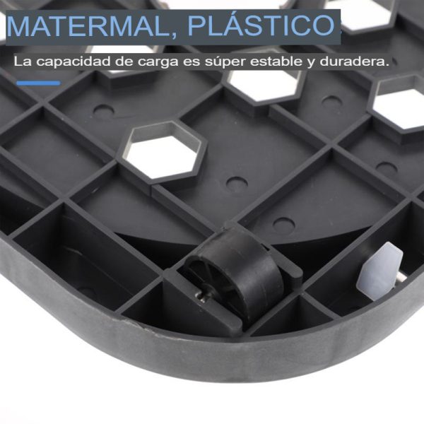 Soporte Base con Ruedas Multifuncional para Bidon de Gas