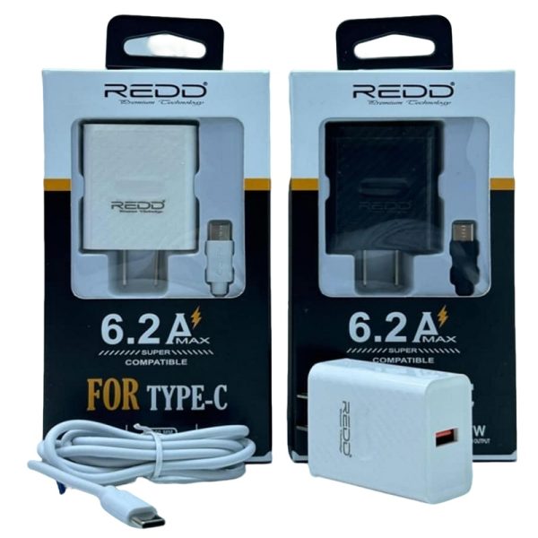 Cargador de Carga Rápida REDD con Cable Tipo C de 67W