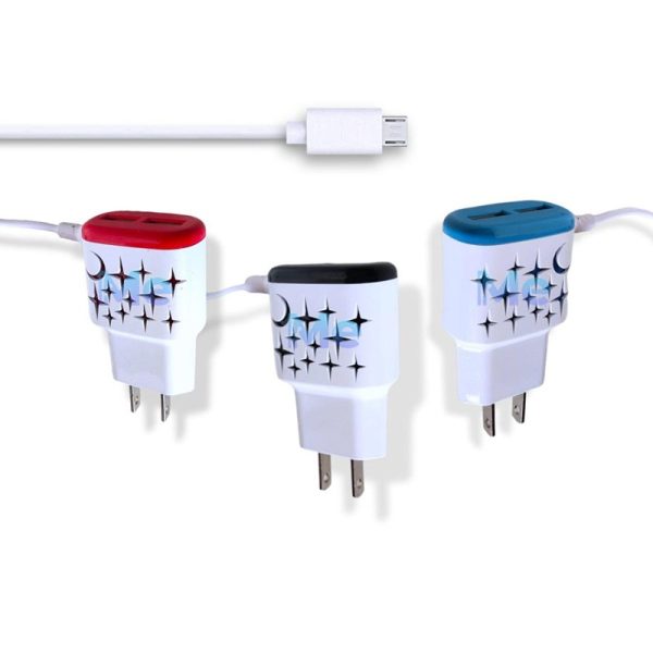 cargador-micro-usb-2-puertos-6.jpeg Cargador Tipo Micro Usb con Doble puerto USB de Carga Rapida 3.1A