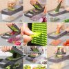 Picatodo Cortador de verdura multifuncional de 14 pcs