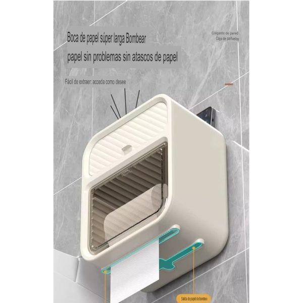 Organizador de Baño con Dispensador de Papel y Cajón