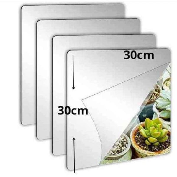 Espejo Flex Lamina Acrilico Adhesivo para Pared