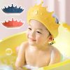 Gorra de Baño con Corona de Proteccion de Ojos para Niños