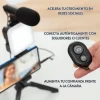 Kit de Grabación con Micrófono, Luz Led  y Trípode