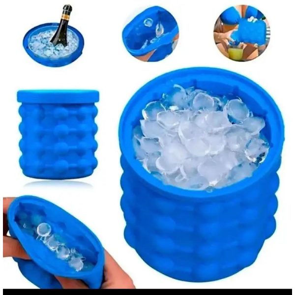 Hielera Cubetera de Silicona Ice Molde para hacer Cubos