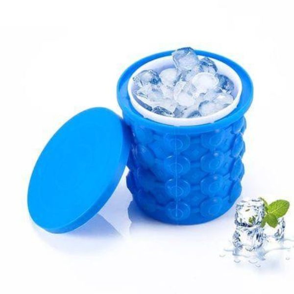 Hielera Cubetera de Silicona Ice Molde para hacer Cubos