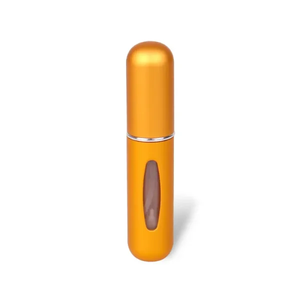 Mini botella de aluminio atomizador reciclable de perfume recargable