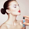 Mini botella de aluminio atomizador reciclable de perfume recargable