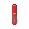 Mini botella de aluminio atomizador reciclable de perfume recargable