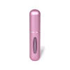 Mini botella de aluminio atomizador reciclable de perfume recargable