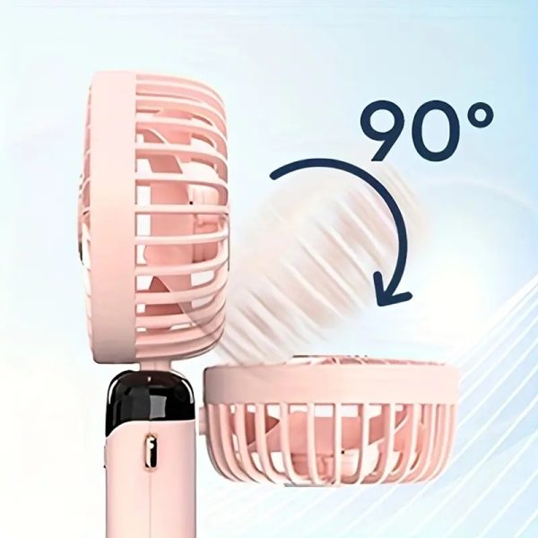 Mini Ventilador Portatil Plegable Recargable 5 Velocidades