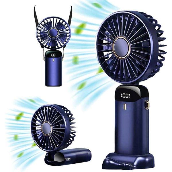 Mini Ventilador Portatil Plegable Recargable 5 Velocidades