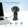 Mini Ventilador Portatil Plegable Recargable 5 Velocidades