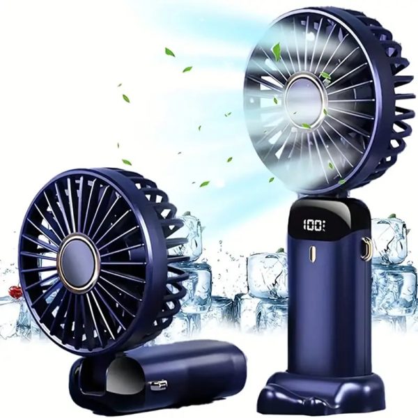 Mini Ventilador Portatil Plegable Recargable 5 Velocidades