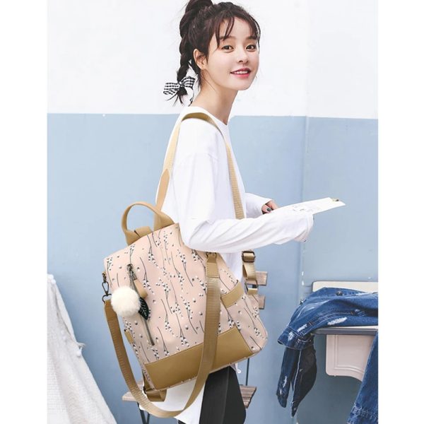 Mochila Antirrobo Impermeable para Mujer