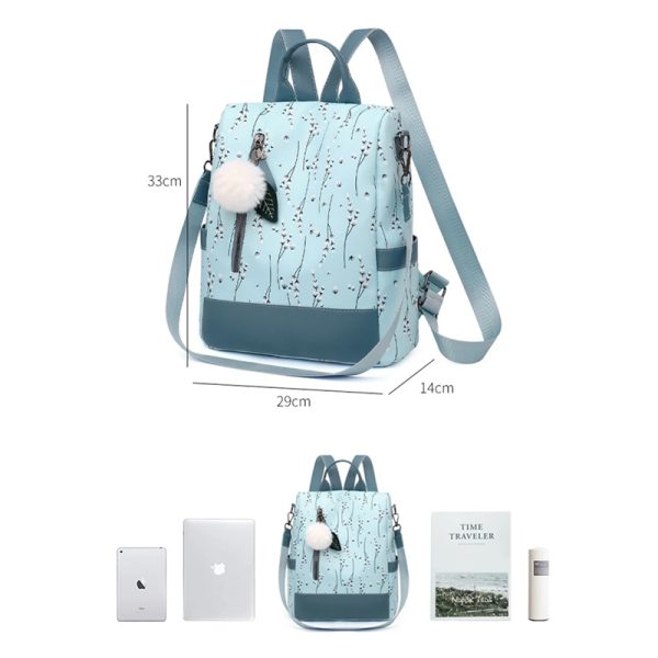 Mochila Antirrobo Impermeable para Mujer