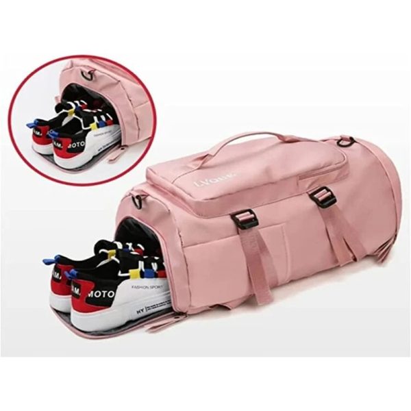 Mochila Bolso Multiusos Gimnasio, Deportivo, Viaje con Bolsa de Zapatos