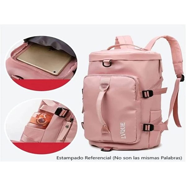 Mochila Bolso Multiusos Gimnasio, Deportivo, Viaje con Bolsa de Zapatos