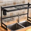 Organizador y Escurridor Inoxidable de Platos sobre Lavadero de 85 cm