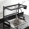 Organizador y Escurridor Inoxidable de Platos sobre Lavadero de 85 cm