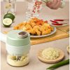 Pica Todo Triturador Cortador de Alimentos Verduras Carnes y mas Recargable 4 en 1