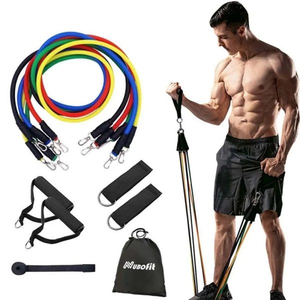 Set 5 Bandas Elástica de Resistencia Para Ejercicio