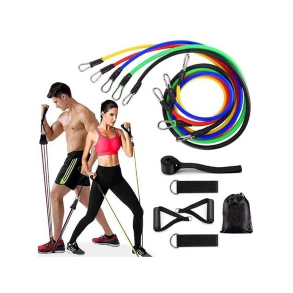 Set 5 Bandas Elástica de Resistencia Para Ejercicio