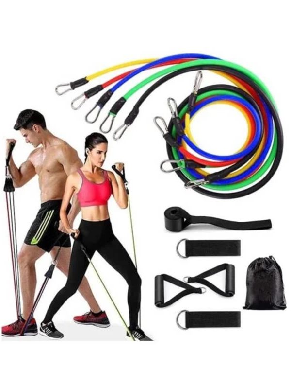 Set 5 Bandas Elástica de Resistencia Para Ejercicio