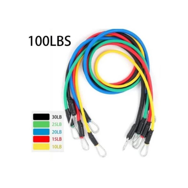 Set 5 Bandas Elástica de Resistencia Para Ejercicio