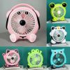 Ventilador de Escritorio Electrico Kawaii de Tipo Dibujos Animados