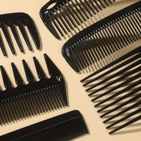 Set de 6 Peines Ahuecados