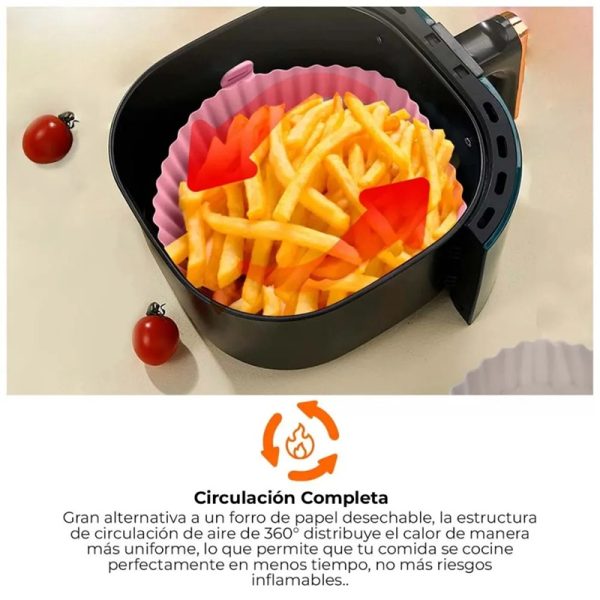 Bandeja-de-silicona-2.jpeg Bandeja de Silicona Antiadherente para Freidora de Aire