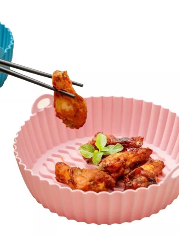 Bandeja de Silicona Antiadherente para Freidora de Aire