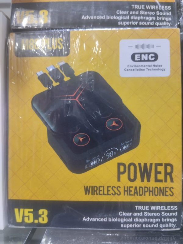 Audifonos-Inalambricos-Cargador-M88-Plus-caja.jpeg Audífonos Inalámbricos Cargador M88 Plus
