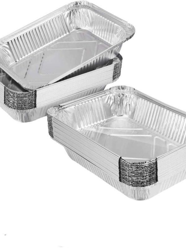 Bandeja Cuadrada De Papel Aluminio