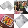 Bandeja Cuadrada De Papel Aluminio