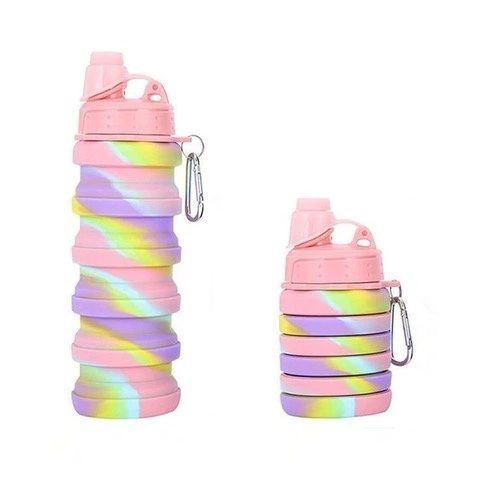 Botella de Agua de Silicona Plegable