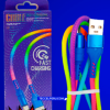 Cable de Datos USB y Carga Rapida Multicolor Tipo C