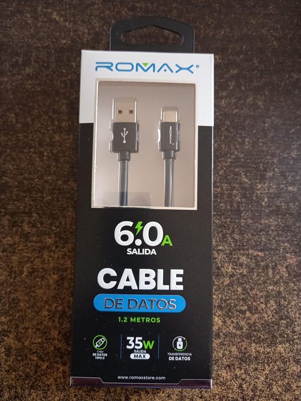 Cable de Datos Tipo C de de Carga Rapida 6.0A
